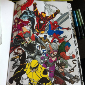 marvel-coloriage